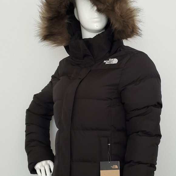 THE NORTH FACE WOMEN GOTHAM GOOSE DOWN PUFFER JACKET Black size  S M L XL XXL - Picture 3 of 4